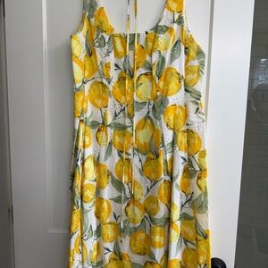 Pappagallo Citrus Delight Midi Dress